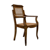 Rattan wood Barber Chair