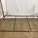 Vintage gold metal bed frame