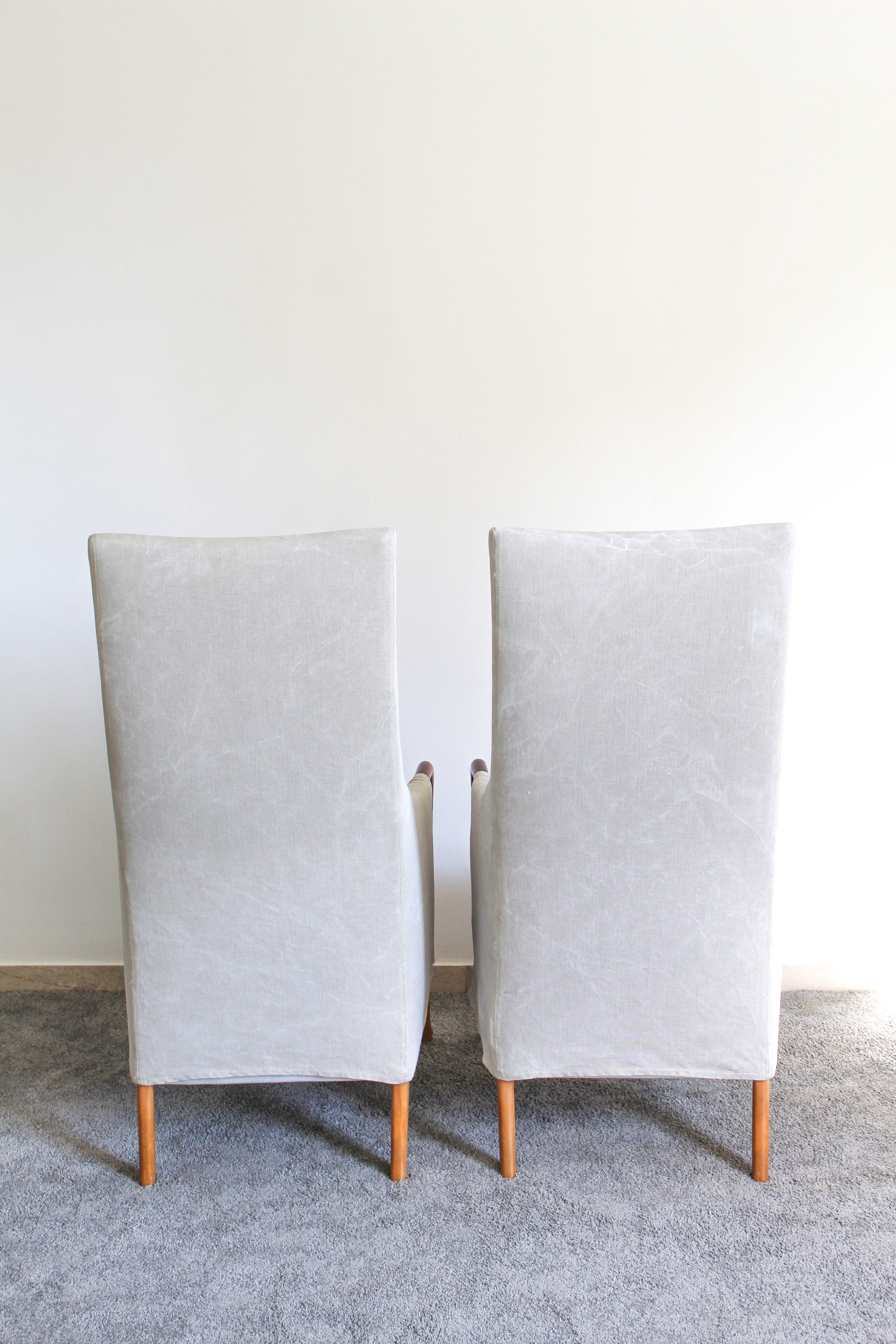 Pair of Armchairs "Progetti" Umberto Asnago for Giorgetti, signed, italy 1980s