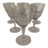 Selency x Monoprix Croisé Laroche stemware