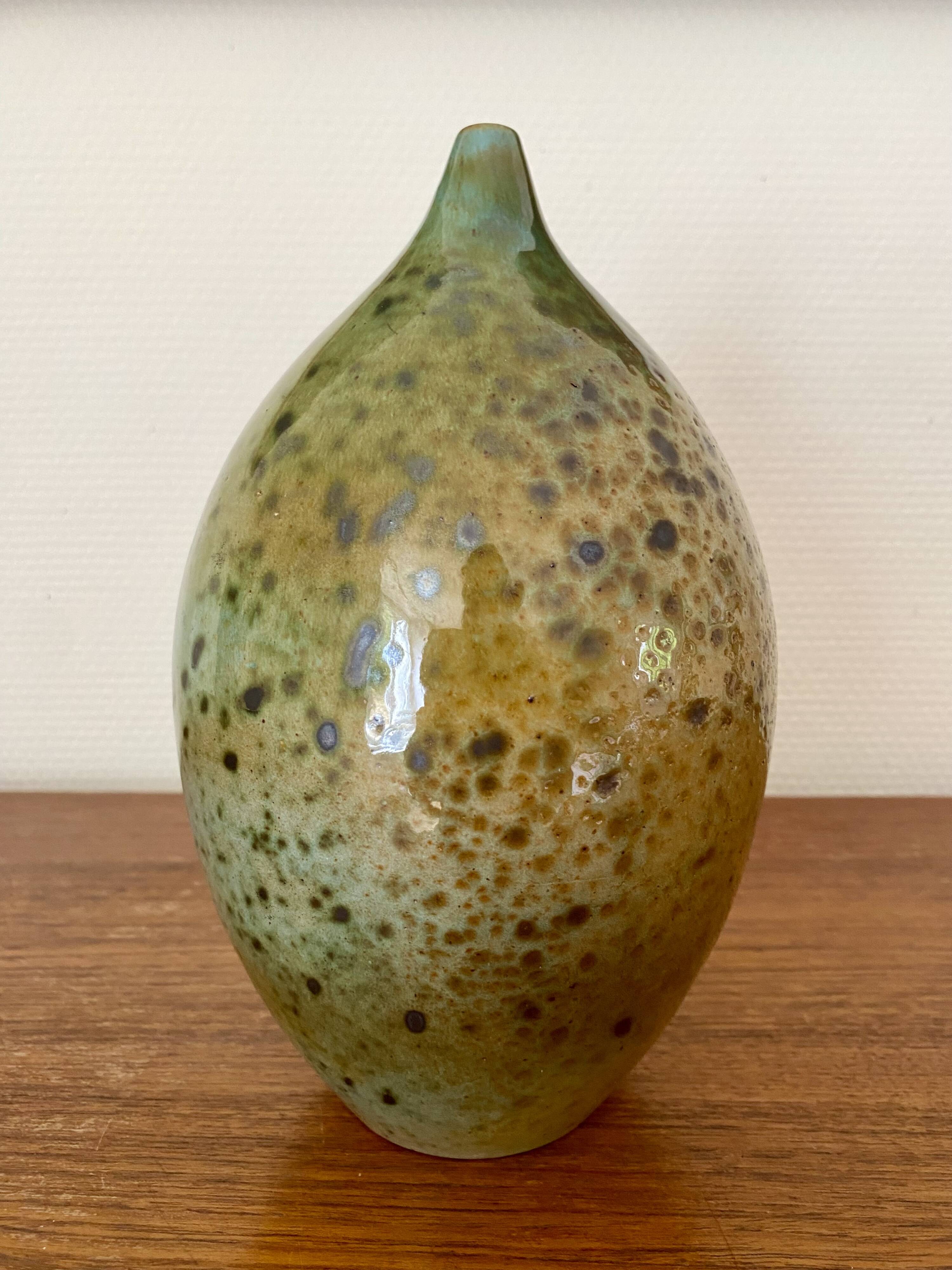 Antique handmade ceramic vase