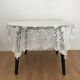 Vintage rectangular crochet tablecloth
