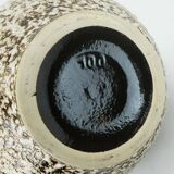 large FLOOR VASE 1970s fat lava glaze ornamental decor model 100