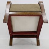 1930s Pair of Art Deco Armchairs in Walnut Finish, Czechoslovakia