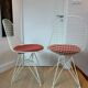 Pair of Wire chairs by Ray & Charles Eames, Vitra edition