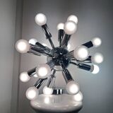 Sputnik space age 70s spherical suspension chandelier