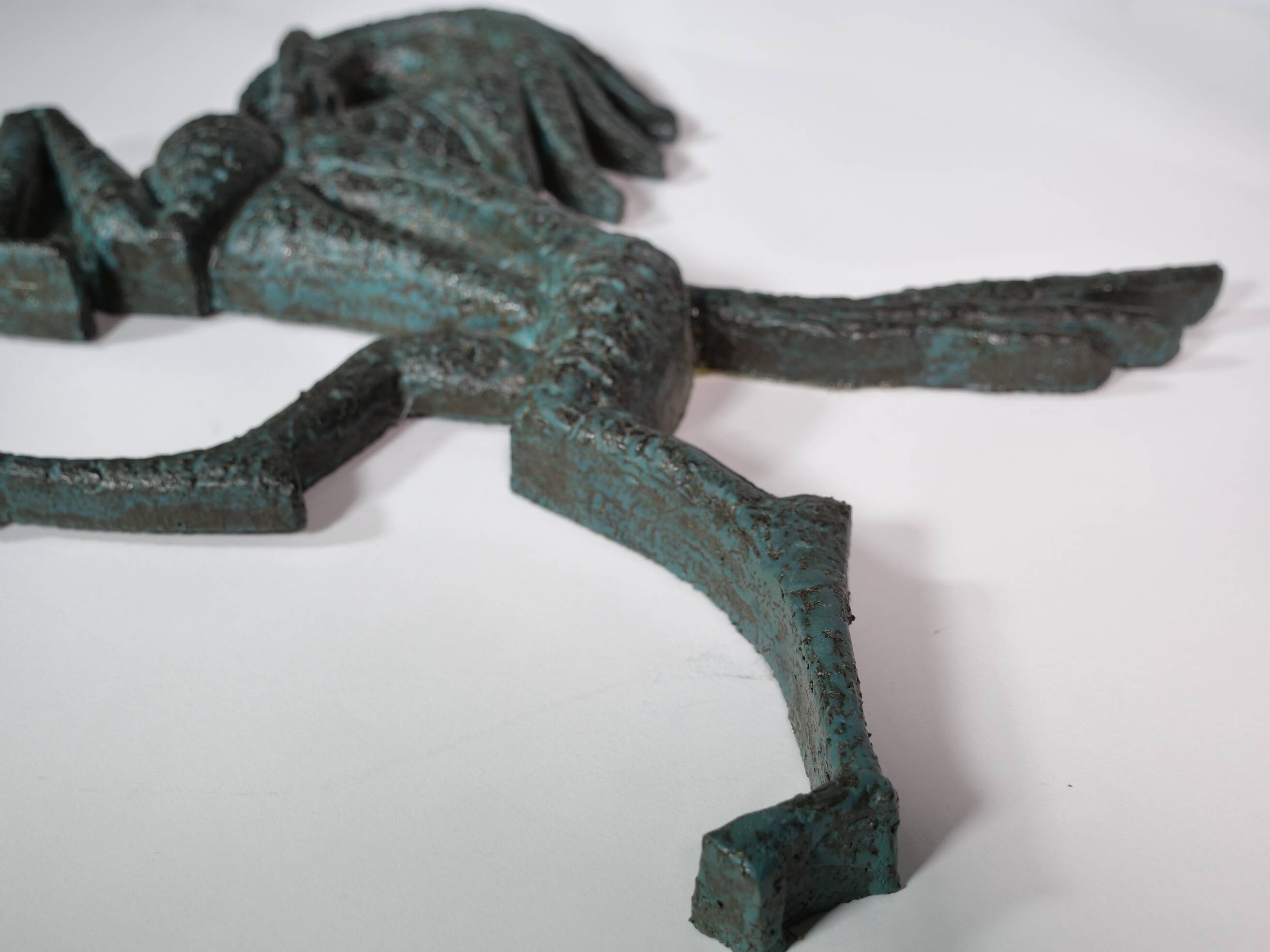 Sculpture murale de cheval en bronze, style Mid-Century, années 1960