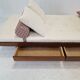 Teak Daybed with Hermes Cushions and Bolster, 1960s