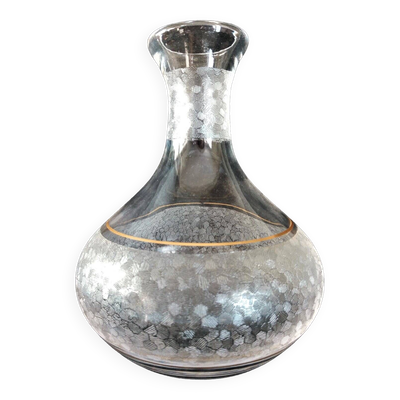 Carafe en cristal de St. Louis, modèle ''Mélancolie'', fin XIX début XXième