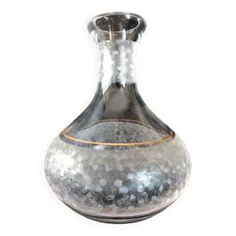 St. Louis crystal decanter, "Mélancolie" model, late nineteenth early twentieth century