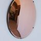 Vintage salmon witch mirror – 50/60 design – 35 cm