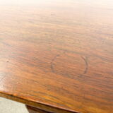 Retro teak coffee table with drawer