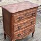 Commode vintage style Louis XV en bois du 19ème