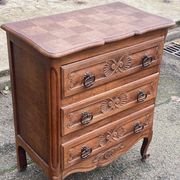 Vintage Louis XV style commode in 19th-century wood.