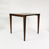 Minimalist rosewood table, Denmark, 1960s