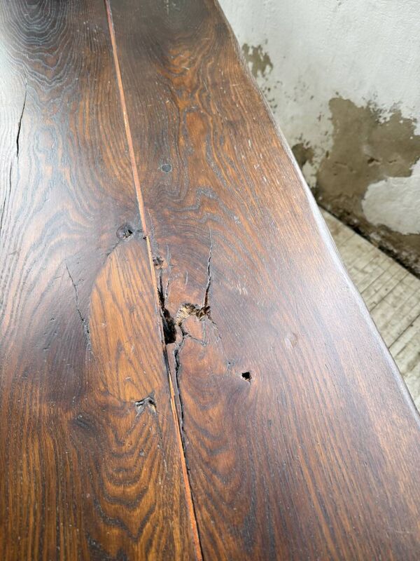 Table de monastère XXL en chêne, 19ème s.