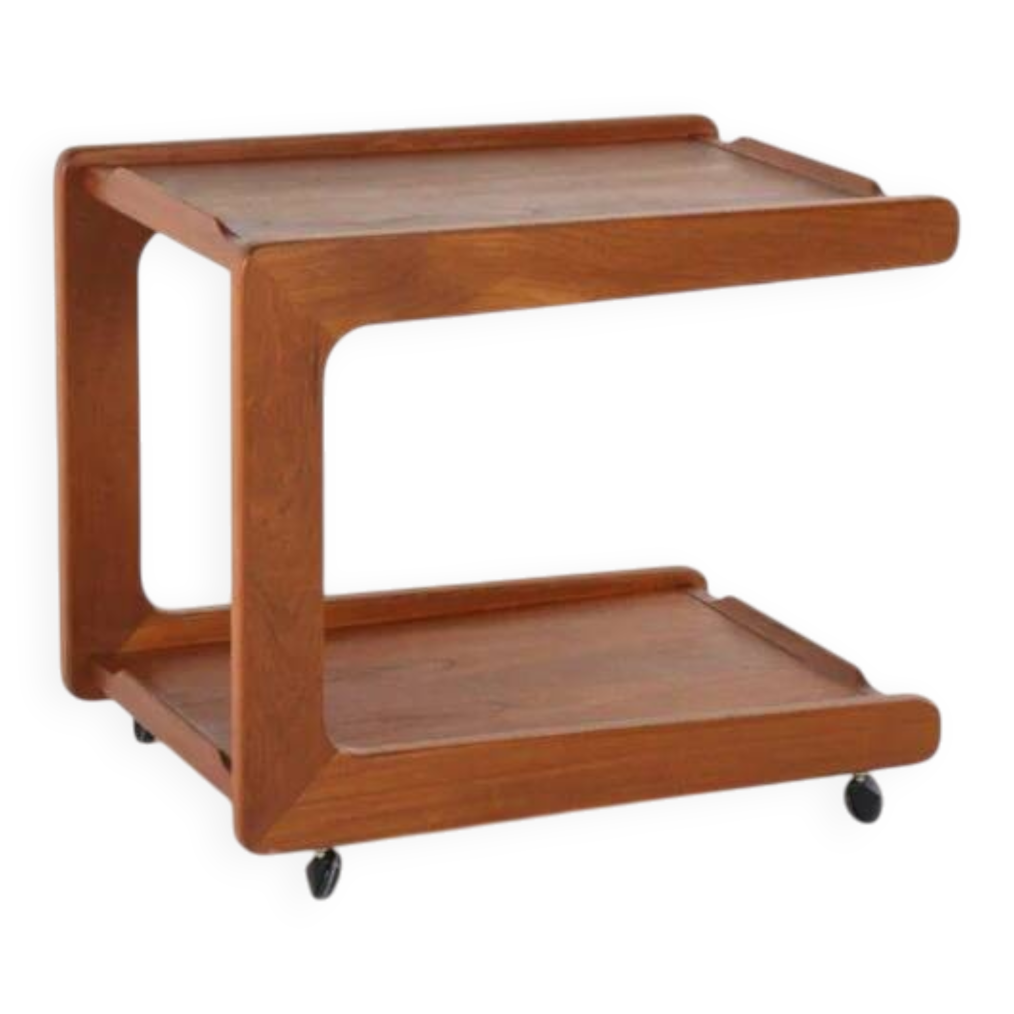 Danish design teak trolley - mid century modern