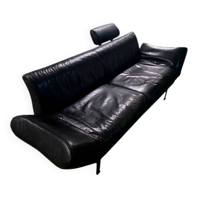 Canapé Iconique de Sede DS-140 (Noir)– Circa 1980