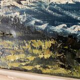 Oil on seaside canvas signed L. GUERNY
