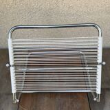 Old folding metal chrome back