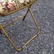 2 folding chairs lausanne vintage tapestry