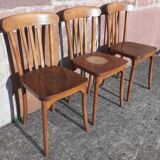 Luterma bistro chairs (Monobloc system, set of 3)
