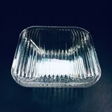 XL Mid-Century Czech Modern Crystal Art Glass Bowl, 1960s