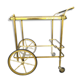 Golden brass cart
