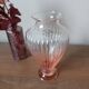 Murano pink gadrooned vase | Kristall Mary workshop - Italy |
