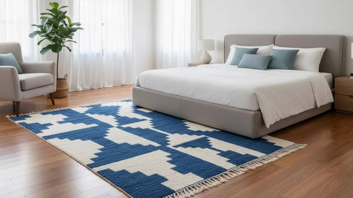 Berber carpet in pure wool 2.5x1.5 m