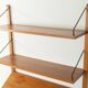 Étagère élégante par Poul Cadovius, années 1950, teck, Danemark