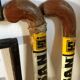 Lot de 2 belles crosses de hockey sur gazon