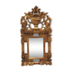 Regency style mirror with carved and gilded wood frame, early 19th century