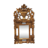Regency style beaded mirror in carved and gilded wood, early 19th century