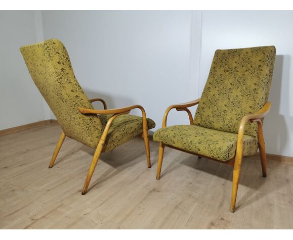 Armchairs by Antonin Suman for Ton