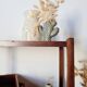 Small antique wooden side table