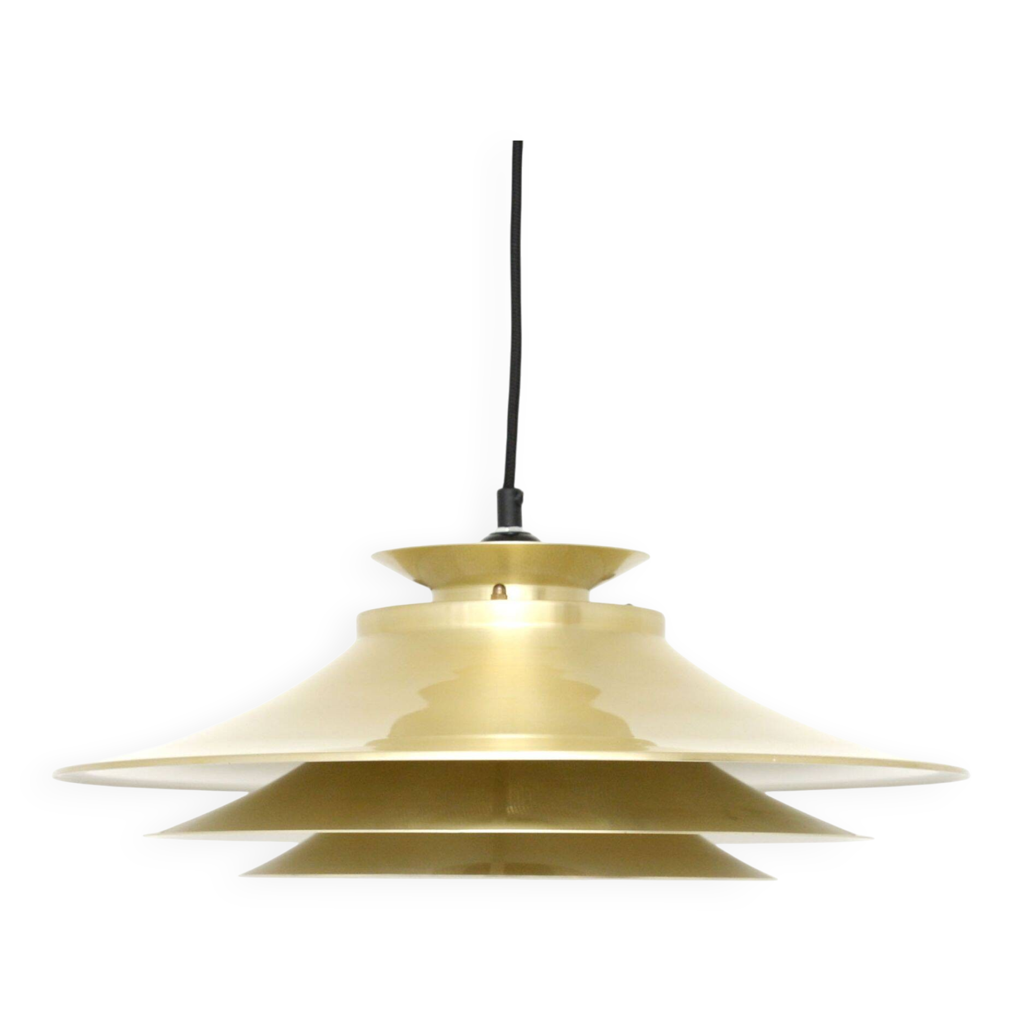 Golden Vitrika lamp, Denmark 1970s