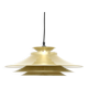 Lampe Vitrika dorée, Danemark, années 1970