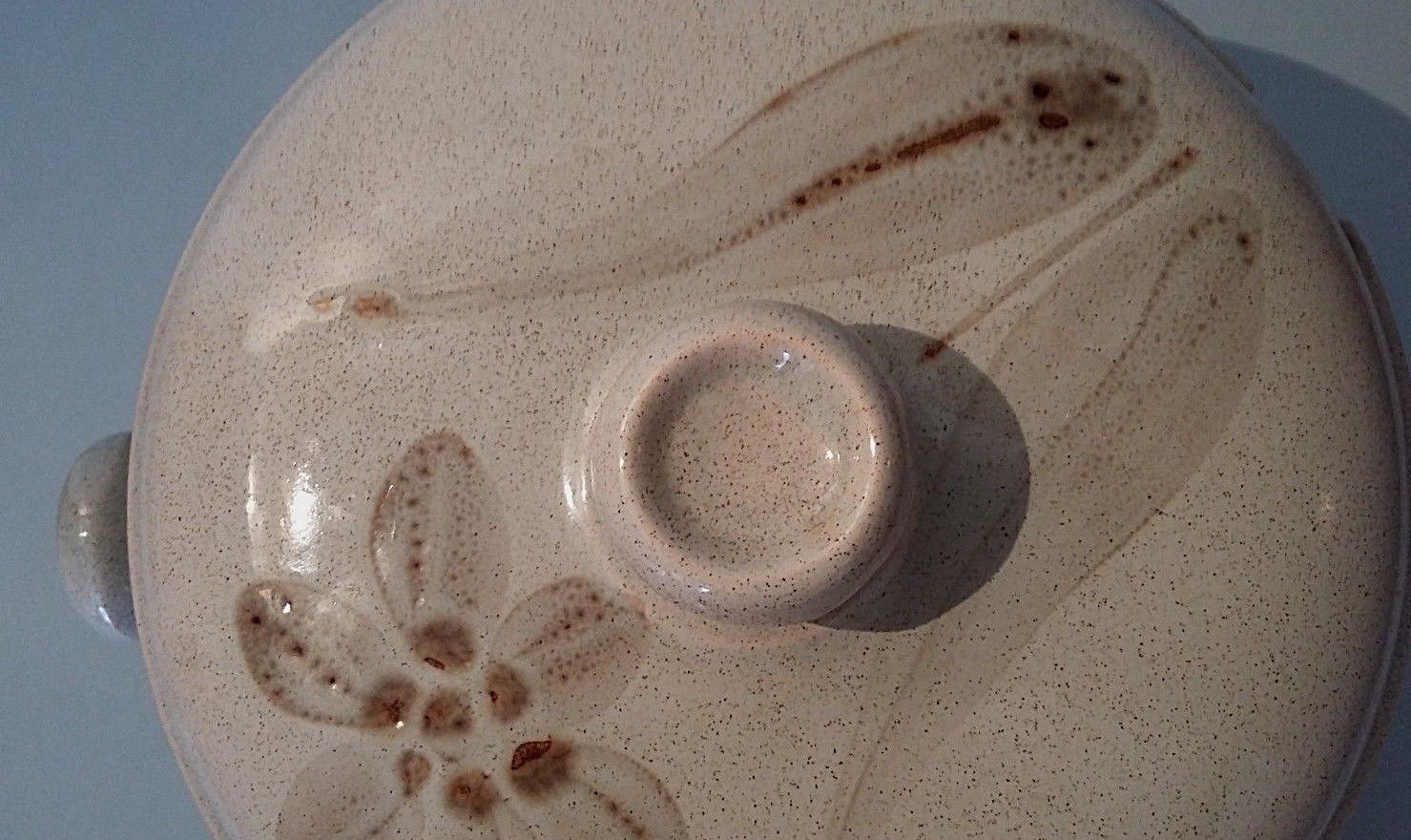 Soupière décor Morzine Art workshop of Lorraine Sarreguemines France