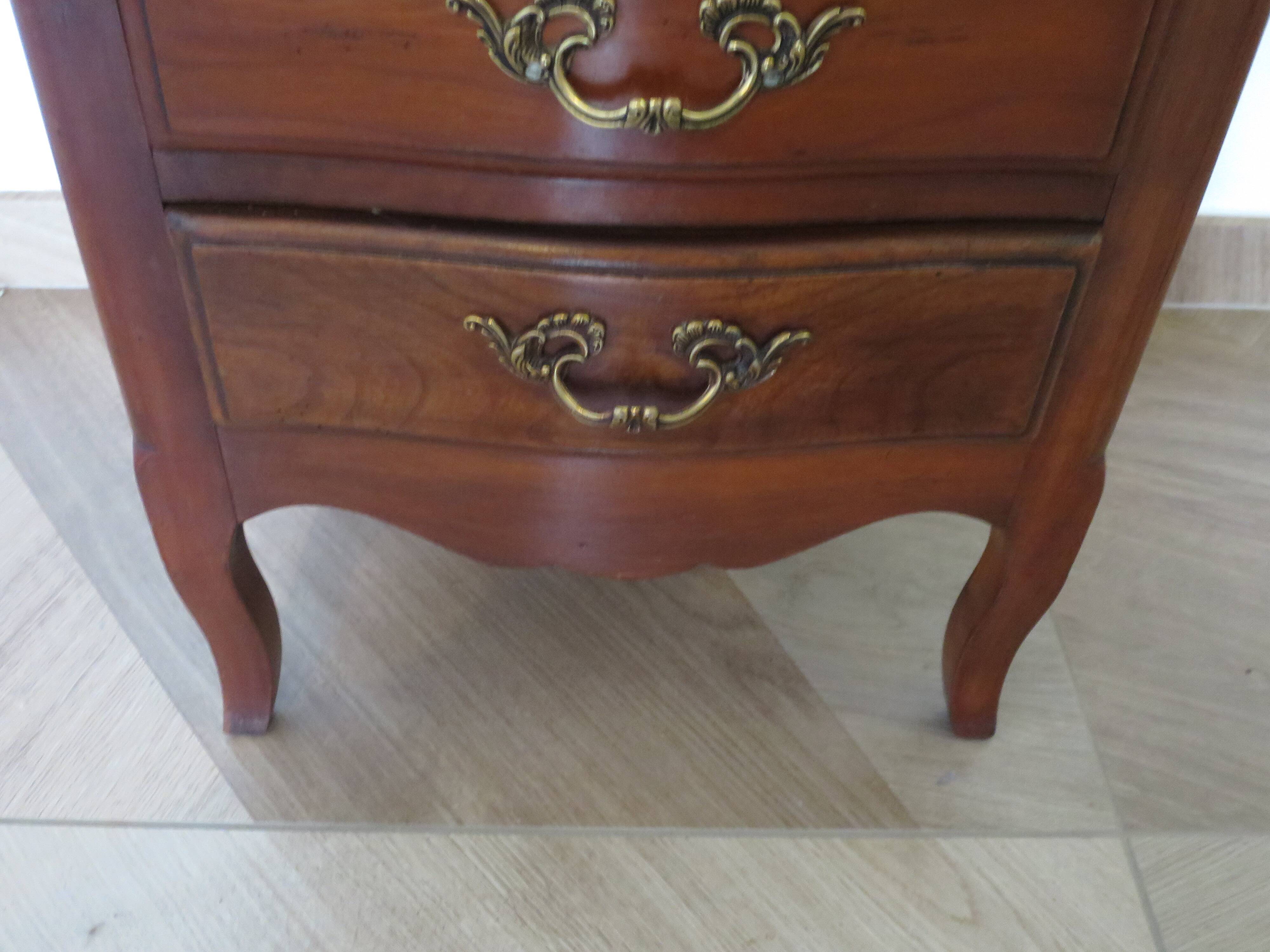 Rare - Petit semainier - petite commode - 5 tiroirs - Style Louis XV