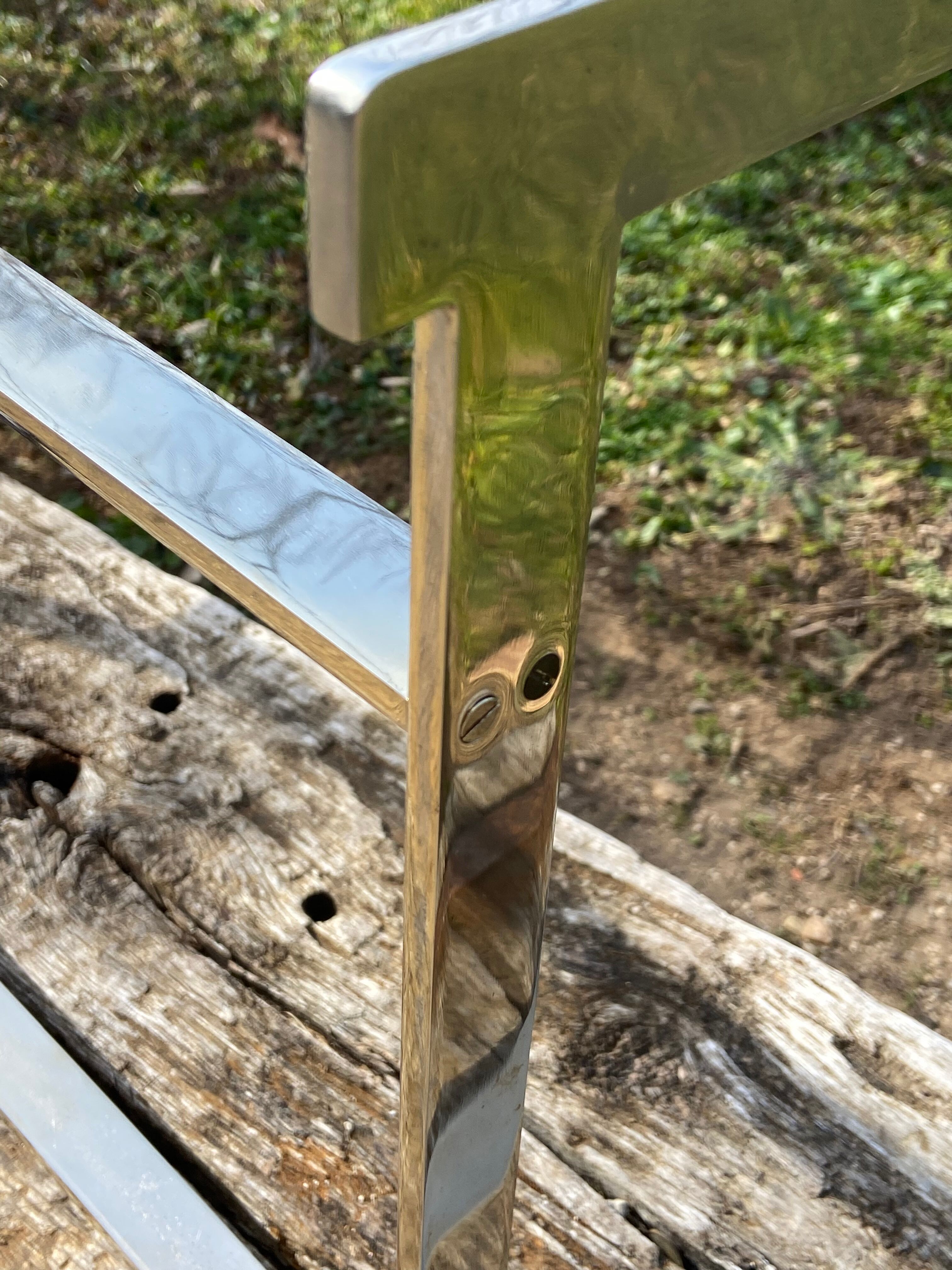 1970 rectangular travertine coffee table