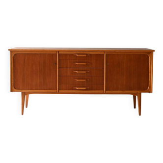 1950s teak and oak Scandinavian sideboard
