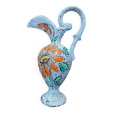 Curious ceramic pitcher