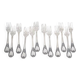 Christofle Marly, 12 silver-plated cake forks, 15.8 cm, excellent condition.