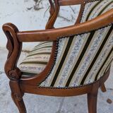 Paire de fauteuils "col de cygne"