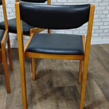 Set of 5 vintage chairs 1970