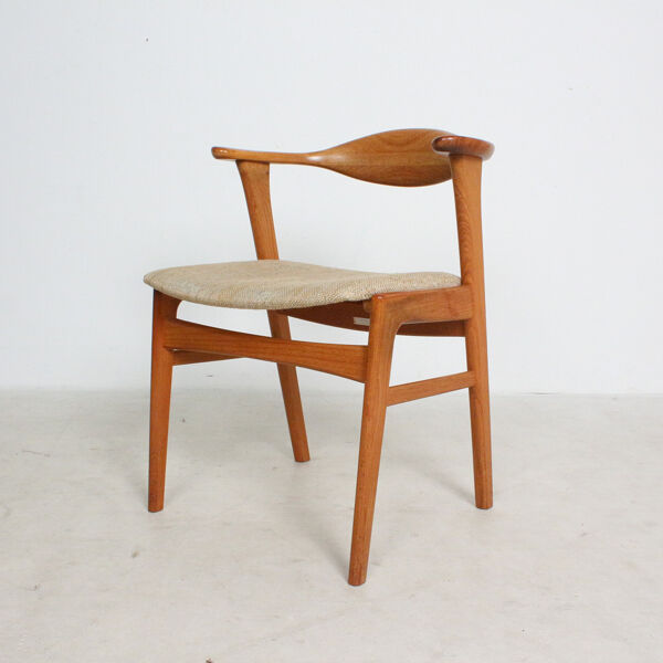 Chaise scandinave vintage Erik Kirkegaard pour Hong Stolefabrik, Danemark