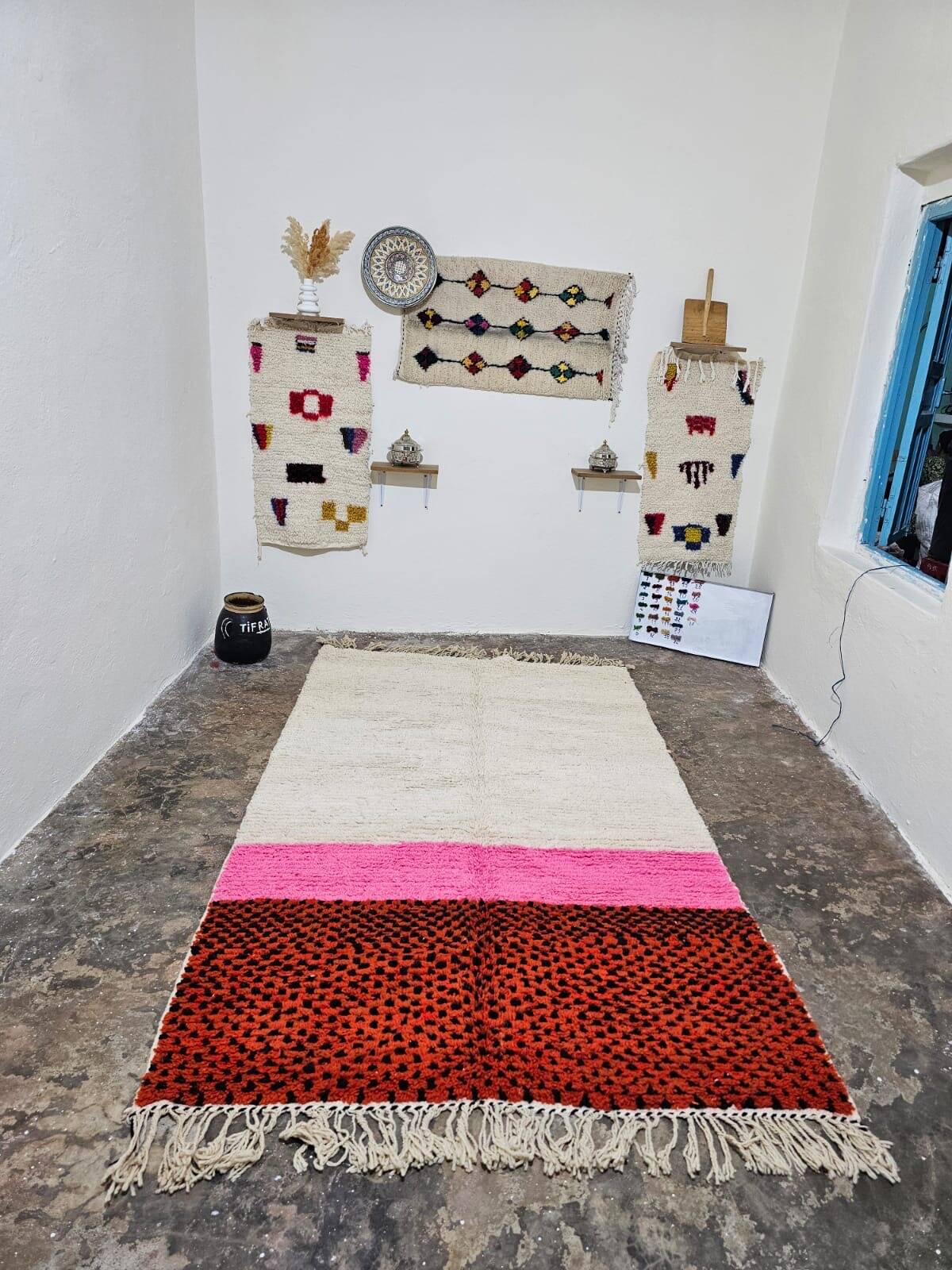 Tapis marocain berbère en laine