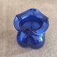 Small cobalt blue Scandinavian round vase