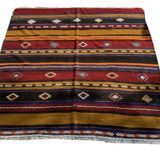 Traditional Turkish kilim carpet 187x175cm
